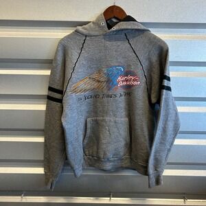 CLEAN Vintage 1970's Harley Davidson Pullover Hoodie Large L Sportswear VTG